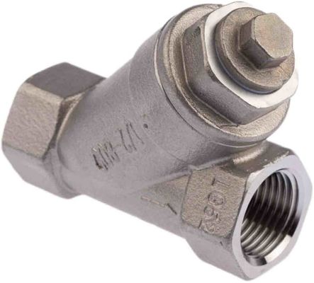 Yağ için DN40~DN200 ANSI Standart Paslanmaz Çelik y-tipi Süzgeç Tahliye Vanası