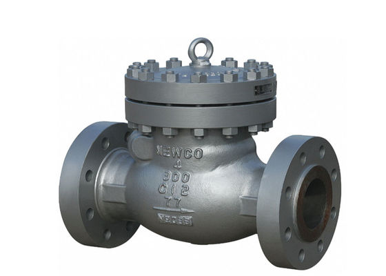 ASME B16.34 API 6D ANSI Flanşalı bultlu bonet 316 Paslanmaz Çelik Swing Check Valve