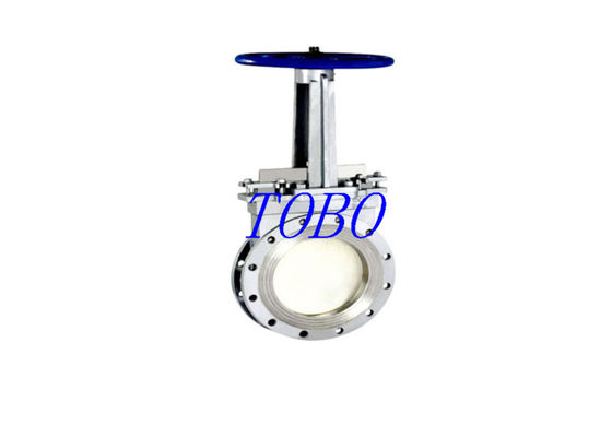 TOBO Dayanıklı yüksek sıcaklık ANSI 150LB paslanmaz çelik 316 Gofret Bıçak Sürgülü Vana