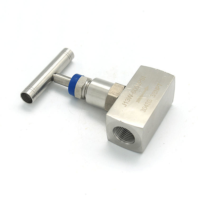 Bar Stok Paslanmaz Çelik 316 6000 Psi 1/2&quot;NPT Mini Yüksek Basınçlı Paslanmaz İğne Vana