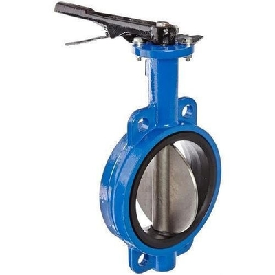 Gofret Kelebek Vana Mavi Tetik Saplı Paslanmaz Çelik ZG1Cr18Ni12Mo2Ti 2&quot; PN10