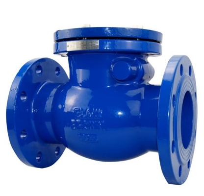 Fabrika DN100 4 Inch PN10 dökme demir flange Swing Check Valve Üreticisi Rekabetçi Fiyatla