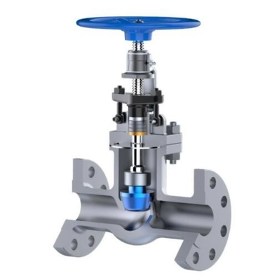 ASTM A 216 Malzeme ile Conduit Pattern Flanşlı Glob Vana Tam Açılır