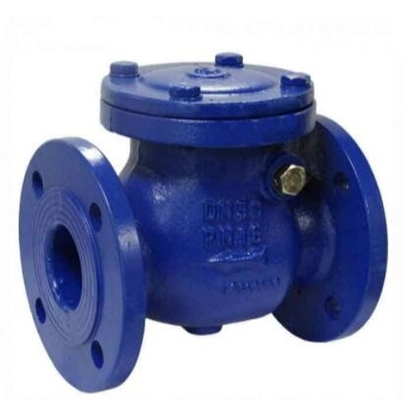 Fabrika DN100 4 Inch PN10 dökme demir flange Swing Check Valve Üreticisi Rekabetçi Fiyatla